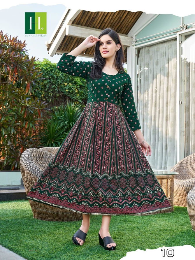 Katrina Hirwa 01-10 Anarkali Kurtis Catalog